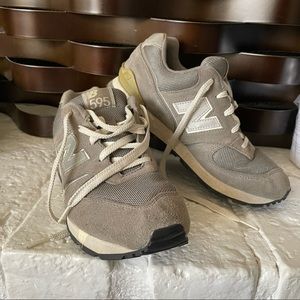 Gray New Balance 595 running shoes; size 5.5; fits like 6.5; vintage style